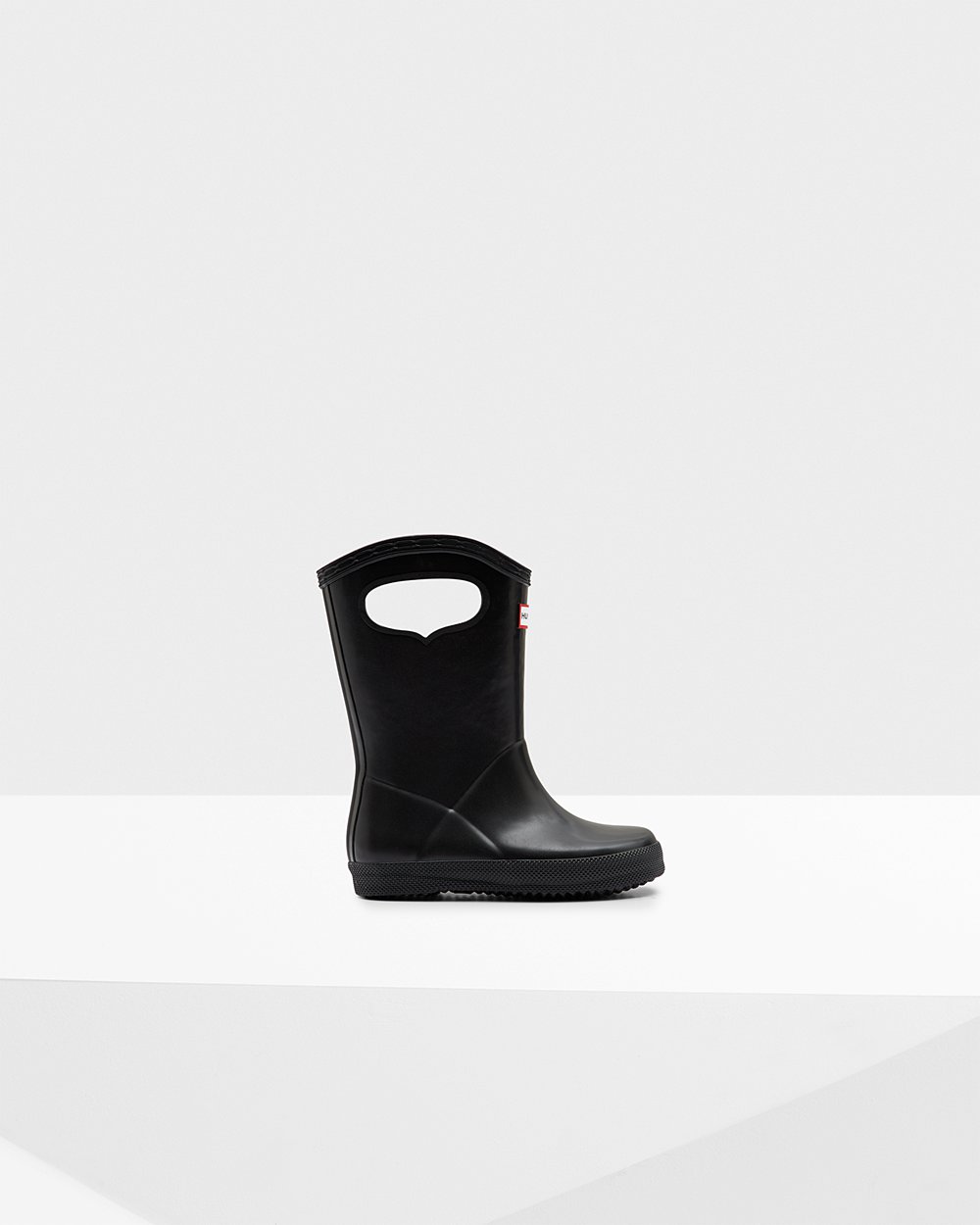 Botas De Agua Hunter Niños Negras Original First Classic Grab Handle 350847-FYC